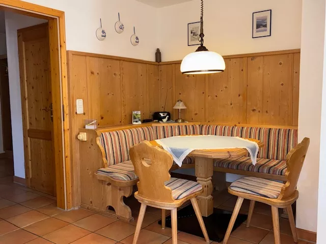 Essecke Ferienwohnung Wolkenstube 68 qm 1. OG